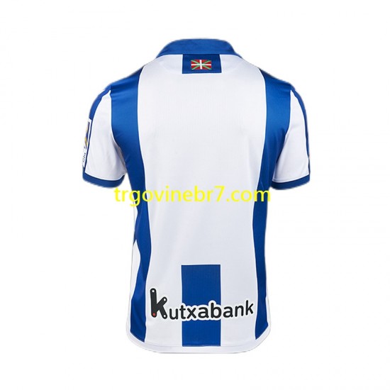 Dres Real Sociedad Domaći 2024-2025 Kratkih Rukava - Muški