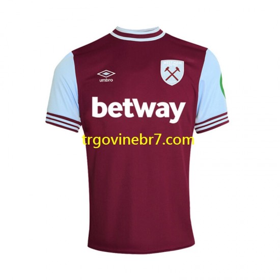 Dres West Ham United Domaći 2024-2025 Kratkih Rukava - Muški