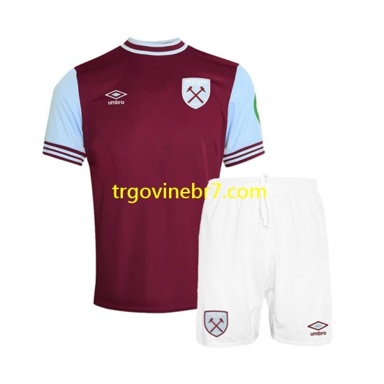 Dres West Ham United Domaći 2024-2025 Kratkih Rukava - Dječji