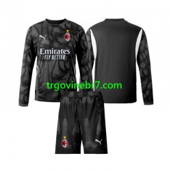 Golmanski Dres - Dres AC Milan Domaći 2024-2025 Dugim Rukavima - Dječji Golmanski Dres - Dres AC Milan Domaći 2024-2025 Dugim Rukavima - Dječji