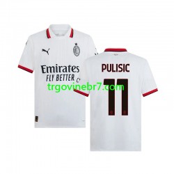 Dres AC Milan PULISIC 11 Gostujući 2024-2025 Kratkih Rukava - Muški Dres AC Milan PULISIC 11 Gostujući 2024-2025 Kratkih Rukava - Muški