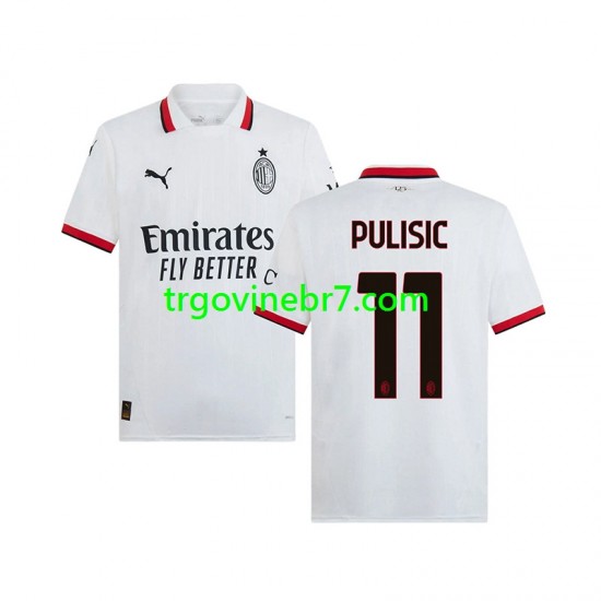 Dres AC Milan PULISIC 11 Gostujući 2024-2025 Kratkih Rukava - Muški