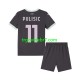 Dres AC Milan Pulisic 11 Treći 2024-2025 Kratkih Rukava - Dječji