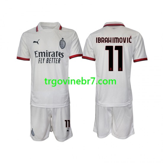 Dres AC Milan Ibrahimović 11 Gostujući 2024-2025 Kratkih Rukava - Dječji