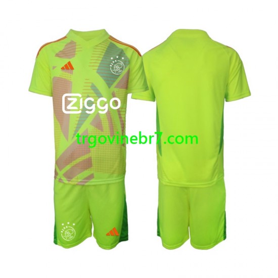 Golmanski Dres - Dres AFC Ajax Treći 2024-2025 Kratkih Rukava - Dječji