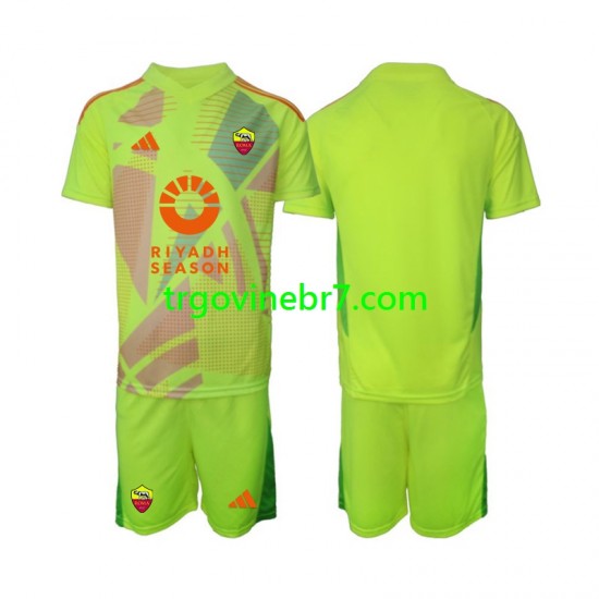 Golmanski Dres - Dres Roma Gostujući 2024-2025 Kratkih Rukava - Dječji