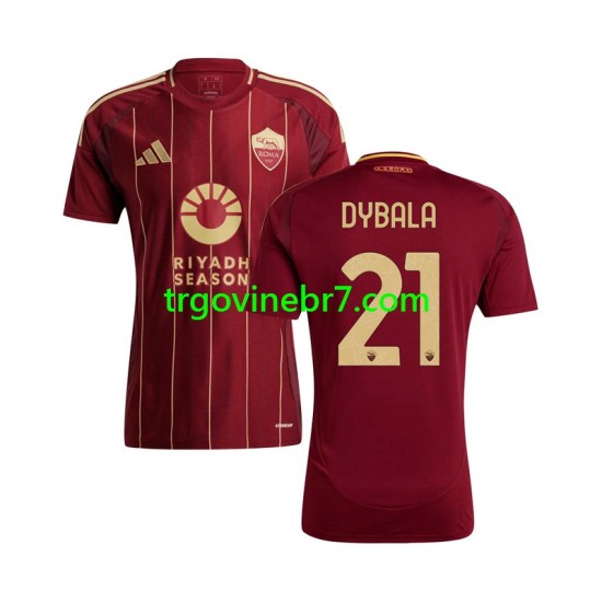 Dres Roma Paulo Dybala 21 Domaći 2024-2025 Kratkih Rukava - Muški