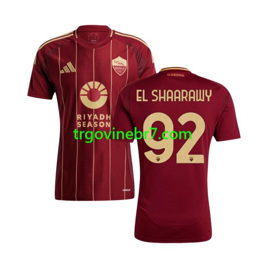Dres Roma Stephan El Shaarawy 92 Domaći 2024-2025 Kratkih Rukava - Muški