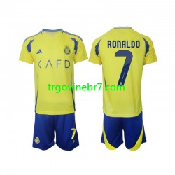 Dres Al Nassr Cristiano Ronaldo 7 Domaći 2024-2025 Kratkih Rukava - Dječji