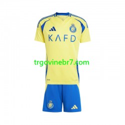 Dres Al Nassr Domaći 2024-2025 Kratkih Rukava - Dječji Dres Al Nassr Domaći 2024-2025 Kratkih Rukava - Dječji