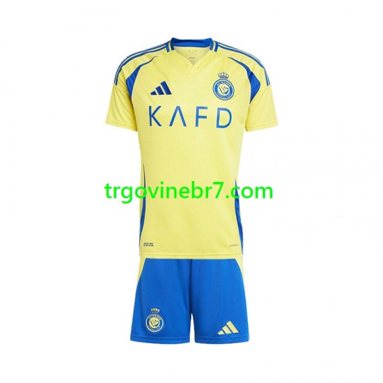 Dres Al Nassr Domaći 2024-2025 Kratkih Rukava - Dječji