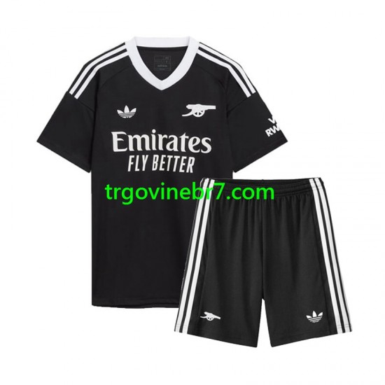 Golmanski Dres - Dres Arsenal Četvrti 2024-2025 Kratkih Rukava - Dječji
