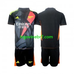 Golmanski Dres - Dres Arsenal Treći 2024-2025 Kratkih Rukava - Dječji