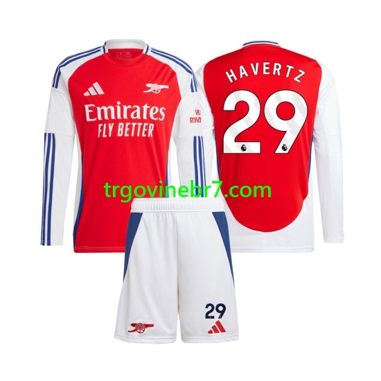 Dres Arsenal Kai Havertz 29 Domaći 2024-2025 Dugim Rukavima - Dječji