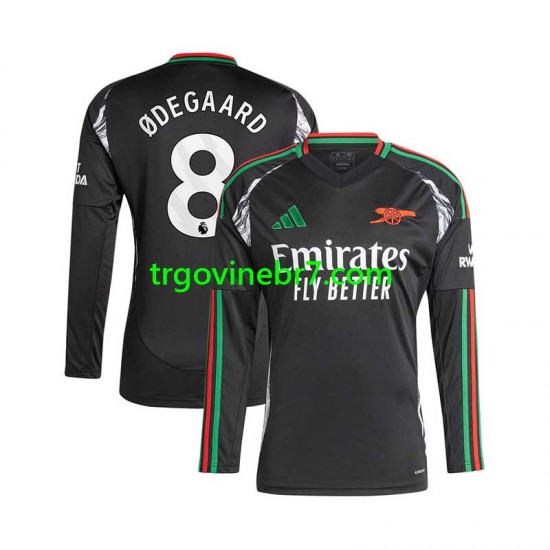 Dres Arsenal Martin Odegaard 8 Gostujući 2024-2025 Dugim Rukavima - Muški