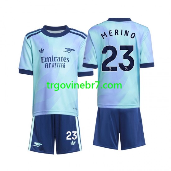 Dres Arsenal Merino 23 Treći 2024-2025 Kratkih Rukava - Dječji
