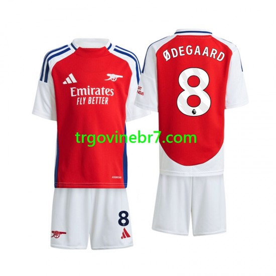 Dres Arsenal Odegaard 8 Domaći 2024-2025 Kratkih Rukava - Dječji