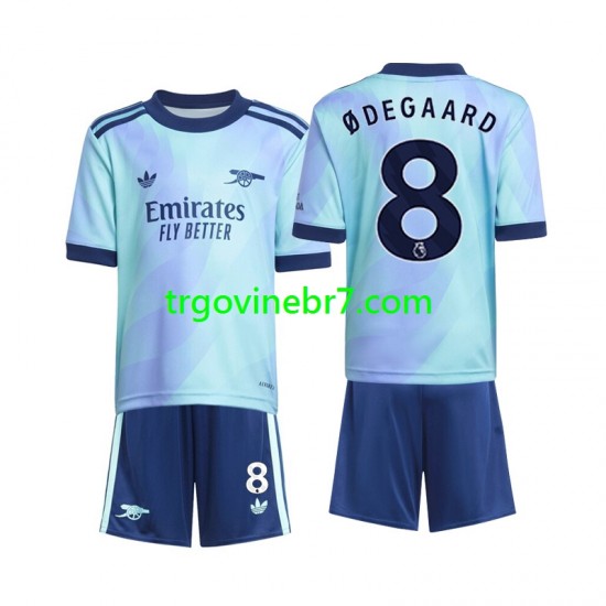Dres Arsenal Odegaard 8 Treći 2024-2025 Kratkih Rukava - Dječji