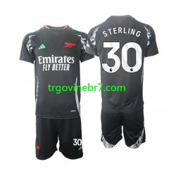Dres Arsenal Sterling 30 Gostujući 2024-2025 Kratkih Rukava - Dječji