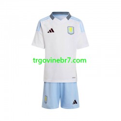 Dres Aston Villa Gostujući 2024-2025 Kratkih Rukava - Dječji