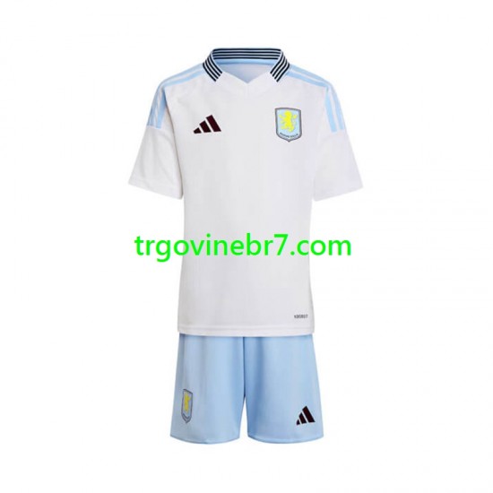 Dres Aston Villa Gostujući 2024-2025 Kratkih Rukava - Dječji