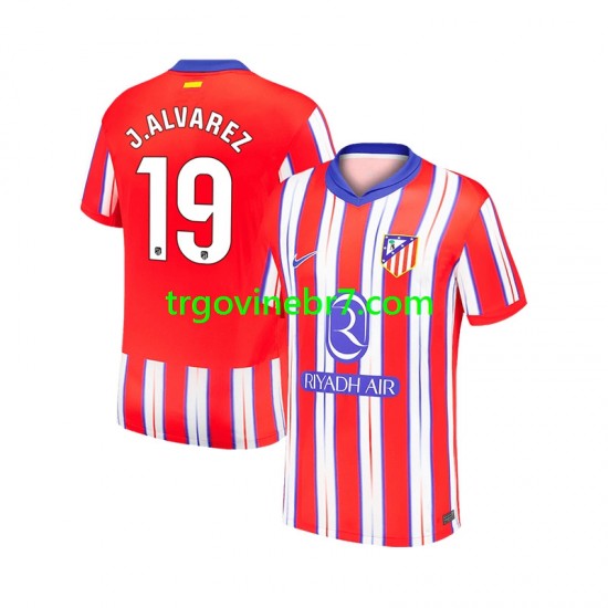 Dres Atlético Madrid Julian Alvarez 19 Domaći 2024-2025 Kratkih Rukava - Muški