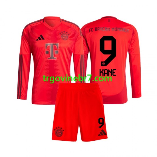 Dres FC Bayern München Harry Kane 9 Domaći 2024-2025 Dugim Rukavima - Dječji