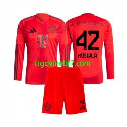 Dres FC Bayern München Jamal Musiala 42 Domaći 2024-2025 Dugim Rukavima - Dječji Dres FC Bayern München Jamal Musiala 42 Domaći 2024-2025 Dugim Rukavima - Dječji