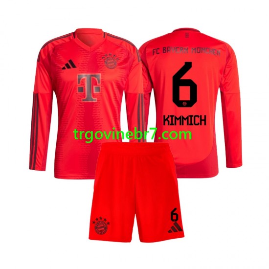 Dres FC Bayern München Joshua Kimmich 6 Domaći 2024-2025 Dugim Rukavima - Dječji
