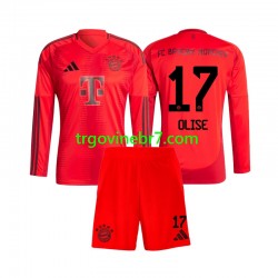 Dres FC Bayern München Michael Olise 17 Domaći 2024-2025 Dugim Rukavima - Dječji Dres FC Bayern München Michael Olise 17 Domaći 2024-2025 Dugim Rukavima - Dječji