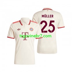 Dres FC Bayern München Muller 25 Treći 2024-2025 Kratkih Rukava - Muški Dres FC Bayern München Muller 25 Treći 2024-2025 Kratkih Rukava - Muški