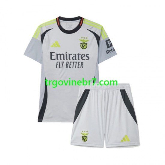 Dres Benfica Treći 2024-2025 Kratkih Rukava - Dječji