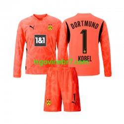Golmanski Dres - Dres Borussia Dortmund Gregor Kobel 1 Treći 2024-2025 Dugim Rukavima - Dječji Golmanski Dres - Dres Borussia Dortmund Gregor Kobel 1 Treći 2024-2025 Dugim Rukavima - Dječji