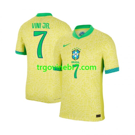 Dres Brazil VINI JR 7 Domaći 2024 Kratkih Rukava - Muški