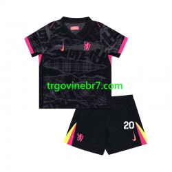 Dres Chelsea Cole Palmer 20 Treći 2024-2025 Kratkih Rukava - Dječji