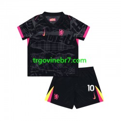 Dres Chelsea Mychajlo Mudryk 10 Treći 2024-2025 Kratkih Rukava - Dječji