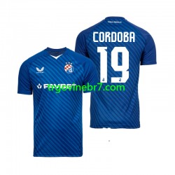 Dres Dinamo Zagreb Juan Cordoba 19 Domaći 2024-2025 Kratkih Rukava - Muški