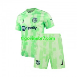 Dres FC Barcelona Treći 2024-2025 Kratkih Rukava - Dječji