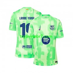 Dres FC Barcelona LAMINE YAMAL 19 UCL Font Treći 2024-2025 Kratkih Rukava - Muški