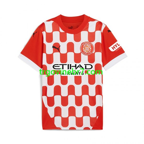 Dres Girona Domaći 2024-2025 Kratkih Rukava - Muški
