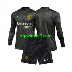 Golmanski Dres - Dres Inter Milan Treći 2024-2025 Dugim Rukavima - Dječji