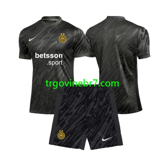 Golmanski Dres - Dres Inter Milan Treći 2024-2025 Kratkih Rukava - Dječji