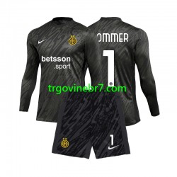 Golmanski Dres - Dres Inter Milan Yann Sommer 1 Treći 2024-2025 Dugim Rukavima - Dječji