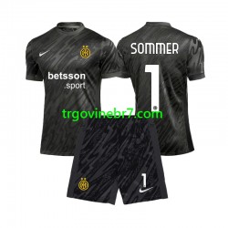 Golmanski Dres - Dres Inter Milan Yann Sommer 1 Treći 2024-2025 Kratkih Rukava - Dječji