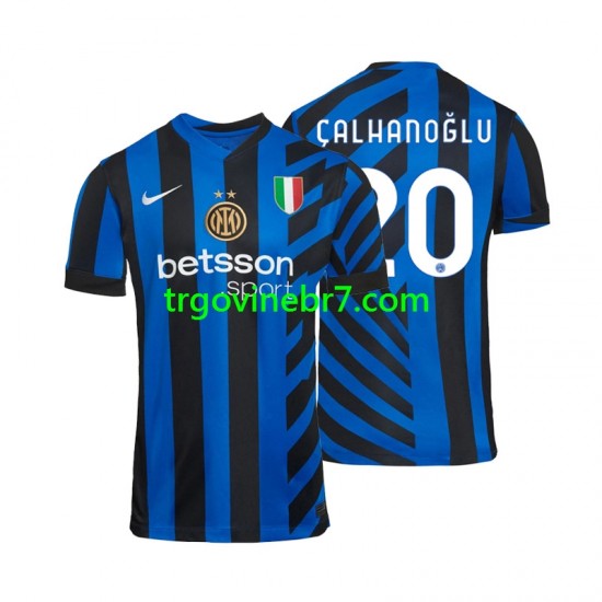Dres Inter Milan Hakan Calhanoglu 20 Domaći 2024-2025 Kratkih Rukava - Muški