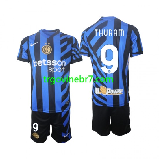 Dres Inter Milan Marcus Thuram 9 Domaći 2024-2025 Kratkih Rukava - Dječji