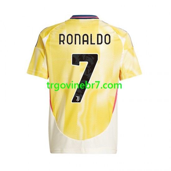 Dres Juventus Cristiano Ronaldo 7 Gostujući 2024-2025 Kratkih Rukava - Muški