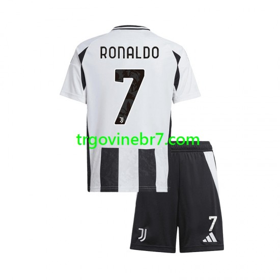 Dres Juventus Cristiano Ronaldo 7 Domaći 2024-2025 Kratkih Rukava - Dječji