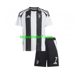 Dres Juventus Cristiano Ronaldo 7 Domaći 2024-2025 Kratkih Rukava - Dječji