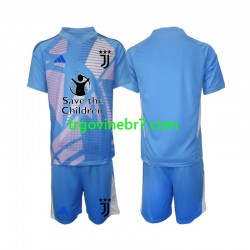 Golmanski Dres - Dres Juventus Domaći 2024-2025 Kratkih Rukava - Dječji